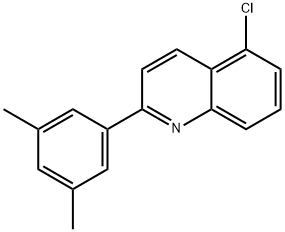 5-氯-2-(3,5-二甲基苯基)-喹啉, 1404491-66-2, 结构式