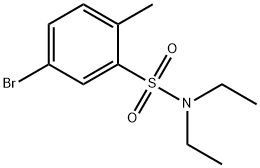 5-broMo-N,N-diethyl-2-MethylbenzenesulfonaMide Structure