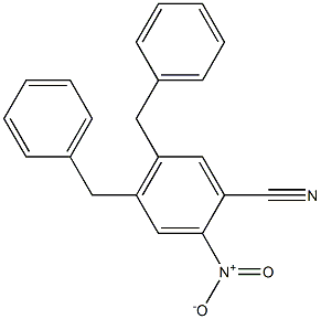 4,5-dibenzyl-2-nitrobenzonitrile