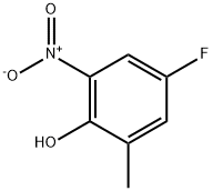 4-FLUORO-2-METHYL-6-NITROPHENOL, 1588441-30-8, 结构式
