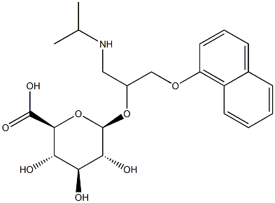 普萘洛尔葡糖苷酸(R) 结构式