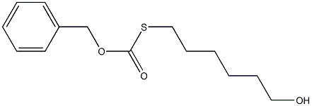 6-(S-Benzyloxycarbonyl)Mercaptohexan-1-ol Struktur