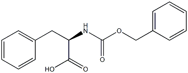 CBZ-D-苯丙氨酸 结构式