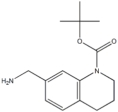 tert-Butyl 7-(aMinoMethyl)-3,4-dihydroquinoline-1(2H)-carboxylate Struktur