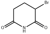 3-溴哌啶-2,6-二酮 结构式