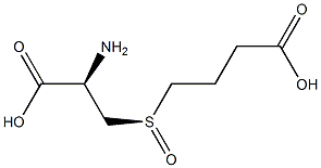 S-CARBOXYPROPYL-L- CYSTEINE-(R)-SULFOXIDE, , 结构式