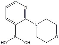 2-(Morpholin-4-yl)pyridine-3-boronic acid Structure