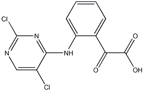 [2-(2,5-Dichloro-pyriMidin-4-ylaMino)-phenyl]-oxo-acetic acid Struktur