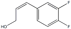 (Z)-3-(3,4-二氟苯基)-2-丙炔-1-醇, , 结构式