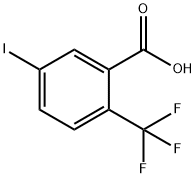 5-碘-2-(三氟甲基)苯甲酸, 655-00-5, 结构式
