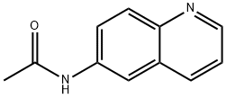 N-(喹啉-6-基)乙酰胺 结构式