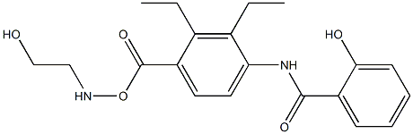 二乙基(2-羟乙基)氨基P -[O -(羟基)苯甲酰胺基]苯甲酸酯