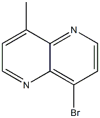 4-溴-8-甲基-1,5-二氮杂萘, 1432323-27-7, 结构式