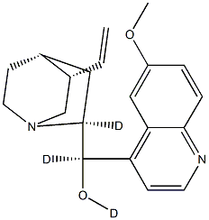 奎尼丁-D3 结构式