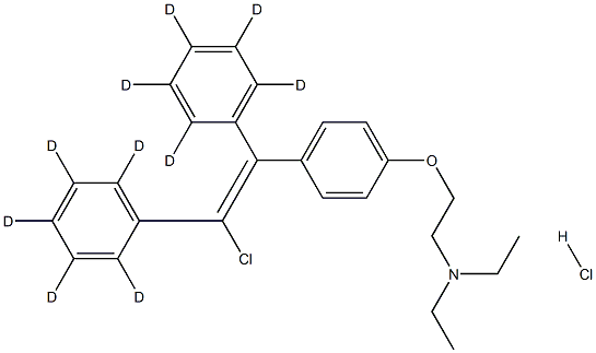 trans-CloMiphene-d5 Hydrochloride