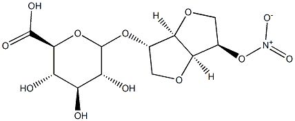 异山梨酯5一硝酸盐葡糖苷酸 结构式
