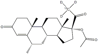 甲羟孕酮-13C-D3