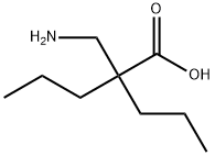 2-(AMINOMETHYL)-2-PROPYLPENTANOICACID 结构式
