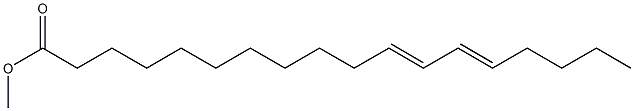 11顺,13顺-十八碳二烯酸甲酯 结构式