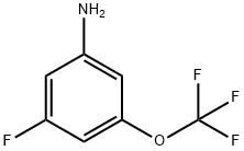 3-氟-5-(三氟甲氧基)苯胺, 1352999-96-2, 结构式