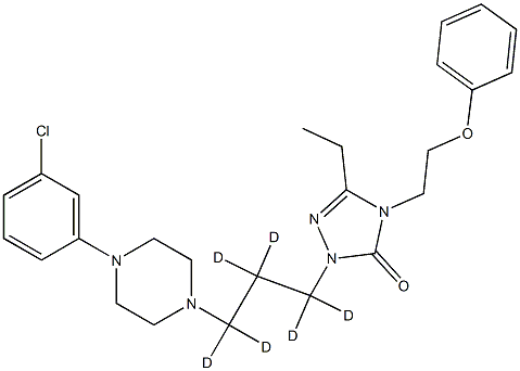 奈法唑酮D6 结构式