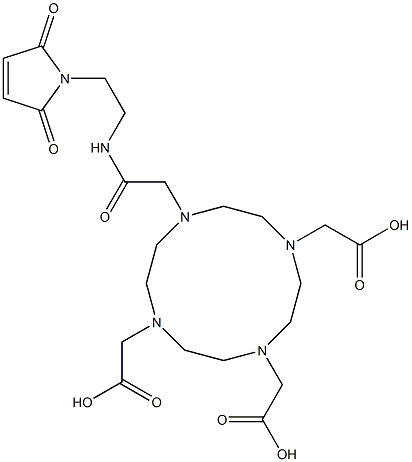 DOTA-马来酰亚胺, 1006711-90-5, 结构式