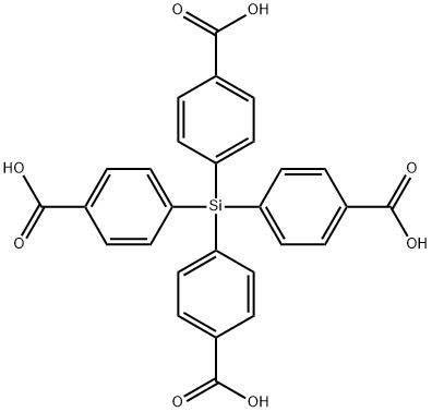 テトラキス(4-カルボキシフェニル)シラン 化学構造式