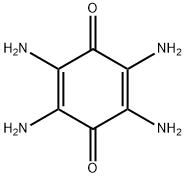 2,3,5,6-四(氨基)对苯醌, 1128-13-8, 结构式