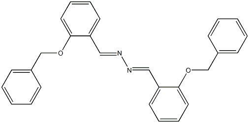 bis[2-(benzyloxy)benzylidene]hydrazine Structure