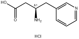 (R)-3-Amino-4-(3-pyridyl)-butyric acid2HCl Struktur
