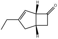 (1S,5R)-3-乙基-双环[3.2.0]庚烷-3-烯-6-酮, 1235479-60-3, 结构式