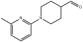 1-(6-methylpyridin-2-yl)piperidine-4-carbaldehyde Struktur