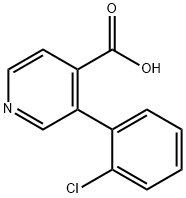 3-(2-chlorophenyl)isonicotinic acid Structure