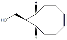 exo-双环[6.1.0]壬-4-炔-9-基甲醇, 1263291-41-3, 结构式