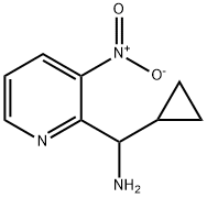 cyclopropyl(3-nitropyridin-2-yl)methanamine Structure