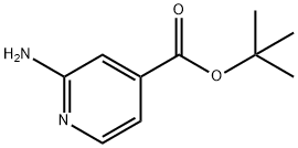 TERT-BUTYL 2-AMINOPYRIDINE-4-CARBOXYLATE, 1338990-46-7, 结构式