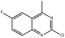 2-chloro-6-fluoro-4-methylquinazoline Structure