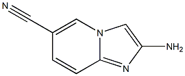 2-Aminoimidazo[1,2-a]pyridine-6-carbonitrile Struktur