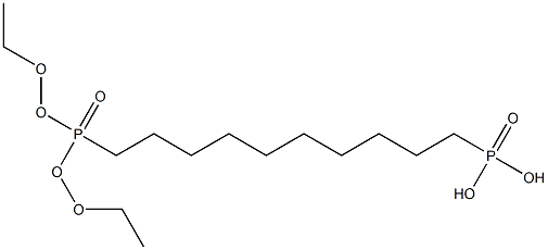 [10-(Diethoxy-phosphoryl)-decyl]-phosphonic acid Struktur