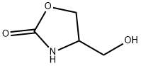 4-羟甲基噁唑烷-2-酮, 15546-08-4, 结构式
