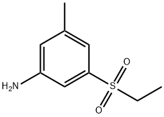 3-(ethanesulfonyl)-5-methylaniline Structure