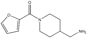 (4-(aminomethyl)piperidin-1-yl)(furan-2-yl)methanone Structure