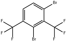 1,3-Bis(trifluoromethyl)-2,4-dibromobenzene Struktur