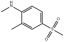 4-methanesulfonyl-N,2-dimethylaniline Structure