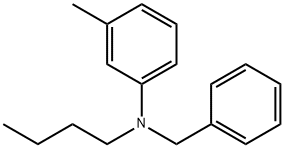 N-Benzyl-N-butyl-3-methylaniline Structure