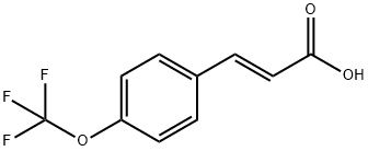 4-(Trifluoromethoxy)cinnamic acid Structure