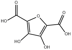 2,5-Furandicarboxylic acid, 3,4-dihydroxy- Structure