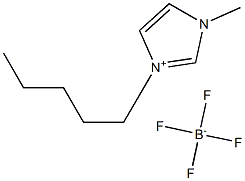 1-Methyl-3-pentylimidazolium Tetrafluoroborate Structure