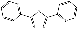 2,5-二吡啶-2-基-1,3,4-噻二唑 结构式
