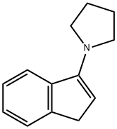1-(3H-INDEN-1-YL)PYRROLIDINE, 31554-37-7, 结构式